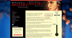 Desktop Screenshot of midsummermozart.org